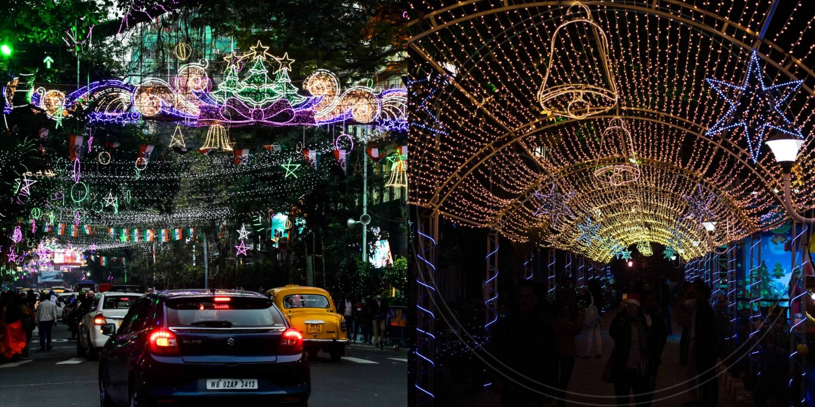 "Park Street Aglow Kolkata's Spectacular Christmas Carnival Beckons